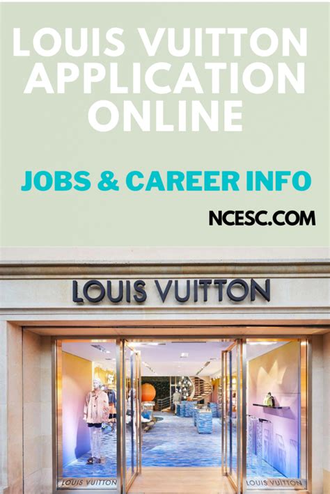 louis vuitton employment